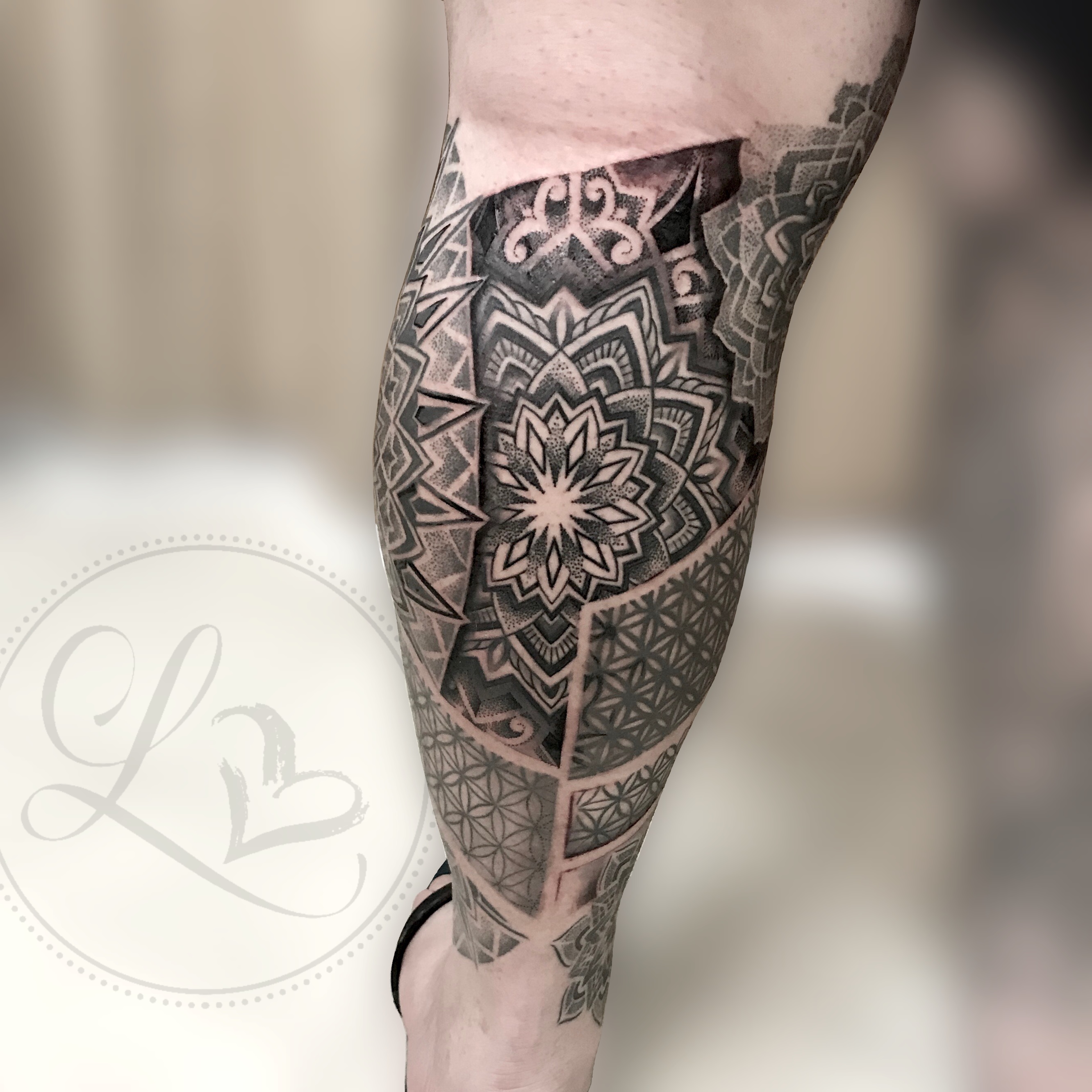 Pointillism Tattoo