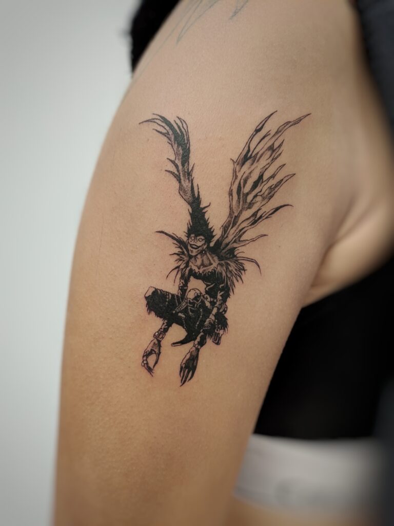 Tattoo uploaded by Tex Langford  Ryuk from Death Note  Tattoodo