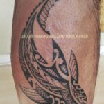 Tribal Polynesian shark mano tattoo - by QOH tattoo artist Leilani